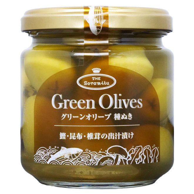 グリーンオリーブ 出汁漬け – Soramitu.Store