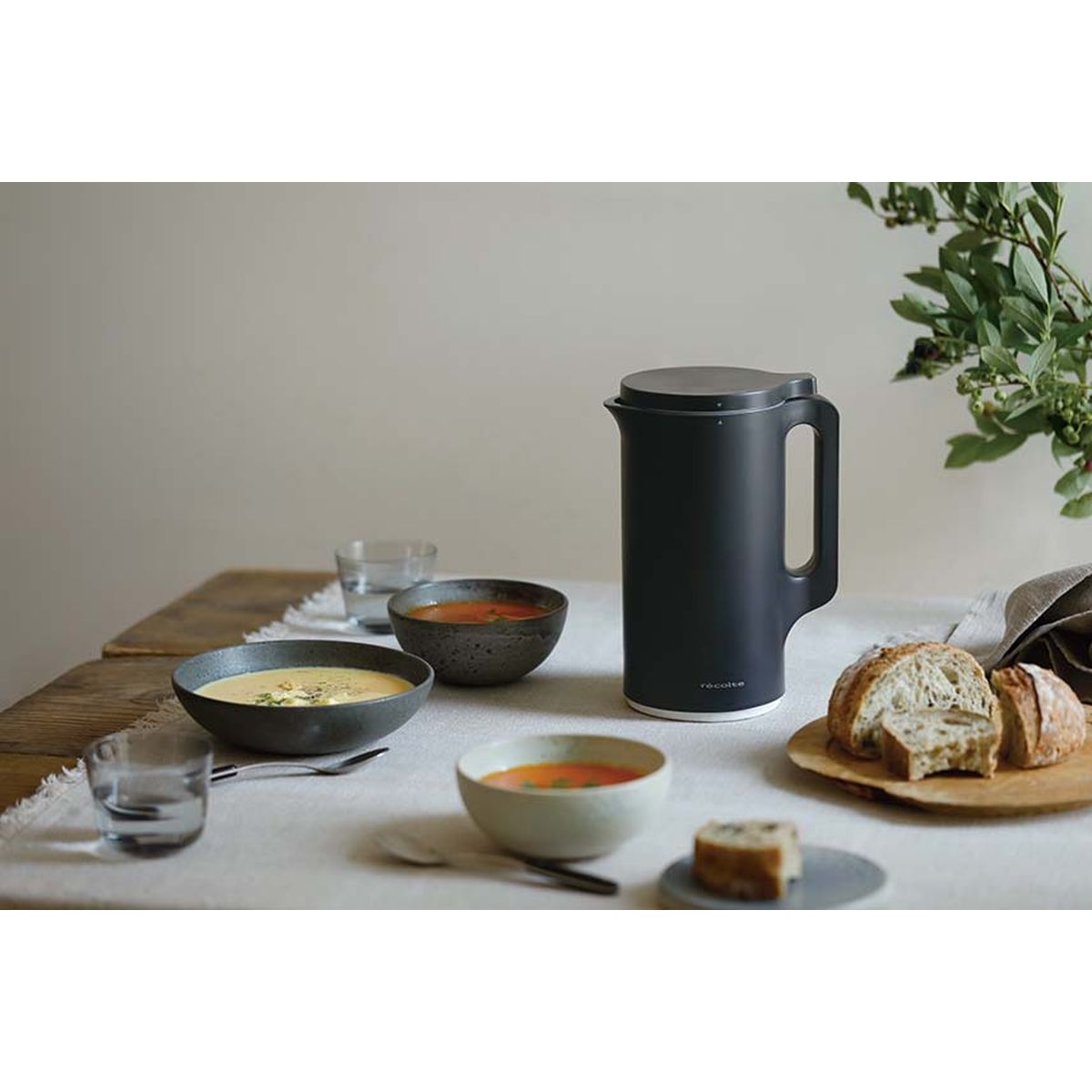 楽天市場】recolte(レコルト) 自動調理ポット ブラック 豆乳メーカー