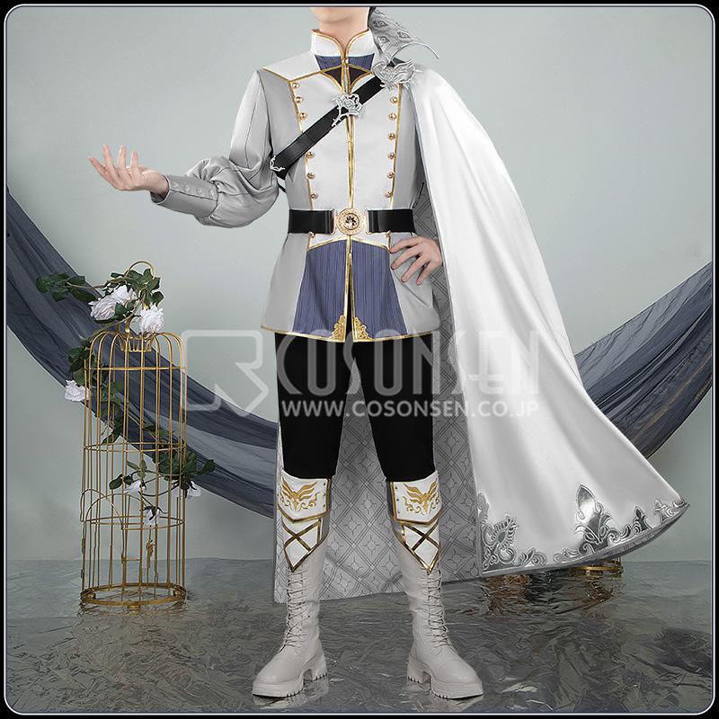 ツイステ風 [夜明けの甲冑] シルバー コスプレ衣装