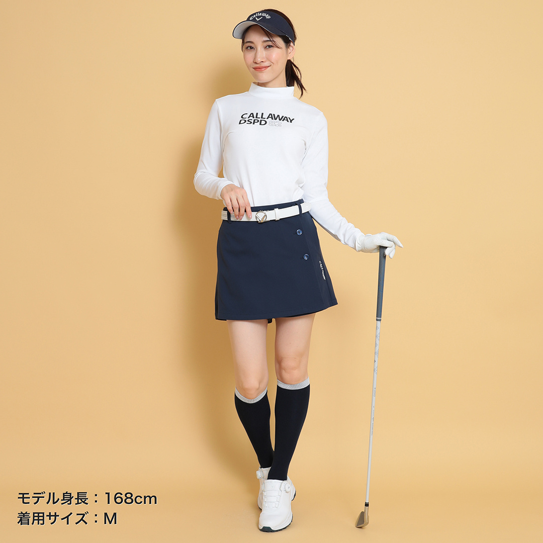 2WAYストレッチピケキュロットスカート (WOMENS)