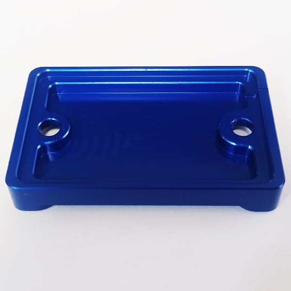 Amazon | マスターシリンダーカバー 青 CNC アルミ 削り出し フロント