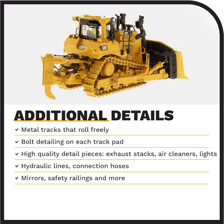 Caterpillar 85944 Item, 1: 50 Cat D9T Track Type Tractor, High