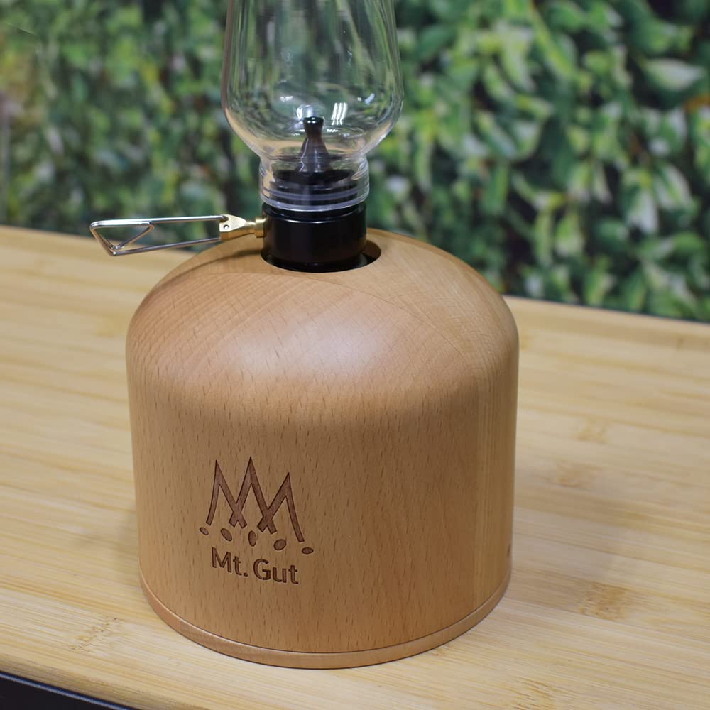 Amazon.co.jp: Mt.Gut 木製OD缶カバー Gas Canister Wooden Case