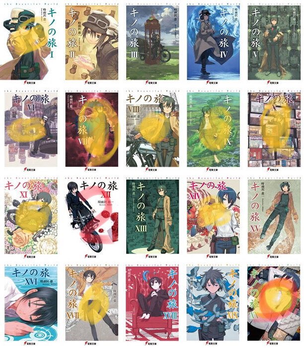 キノの旅。よく同じものを買ってしまうので持っているものにチェック