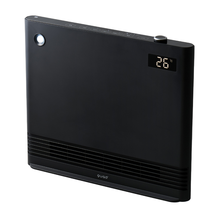 QUADS（クワッズ） セラミックヒーター 人感センサー 省エネ 大風量