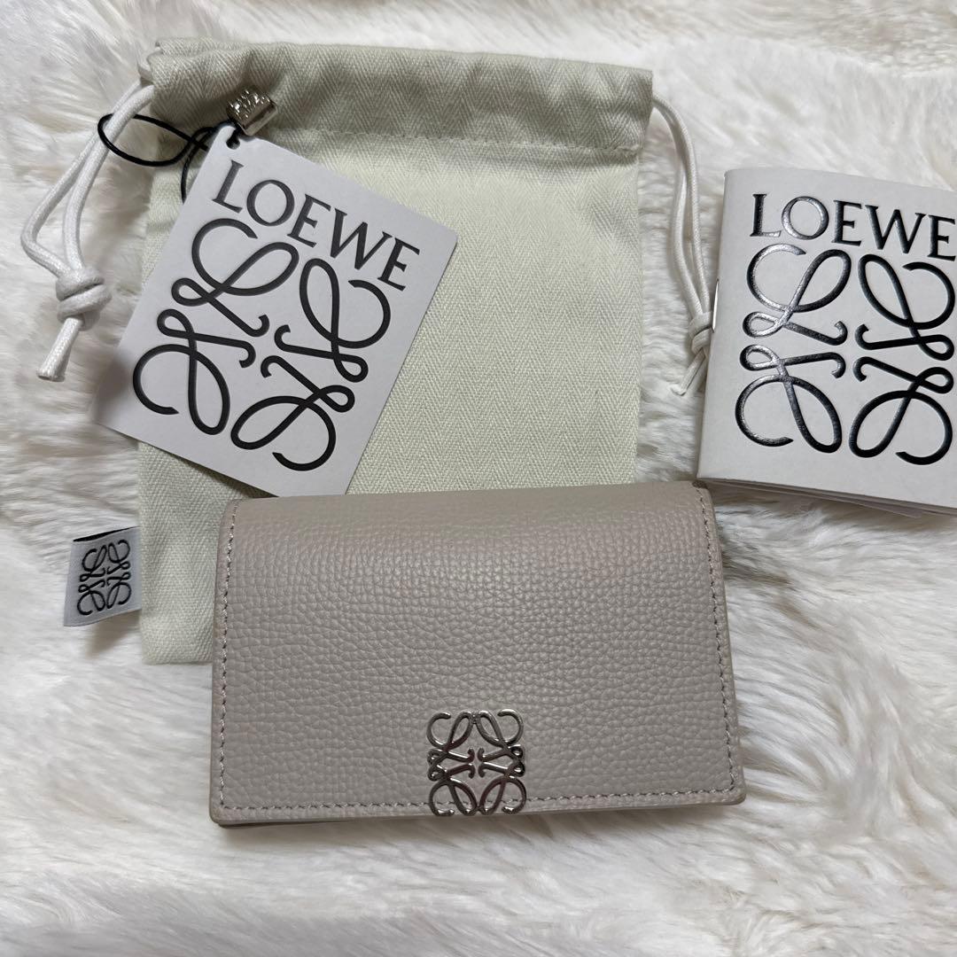 【LOEWE】ビジネスカードホルダー ビジネスカードホルダー（ソフトグレインカーフ） ブラック - LOEWE