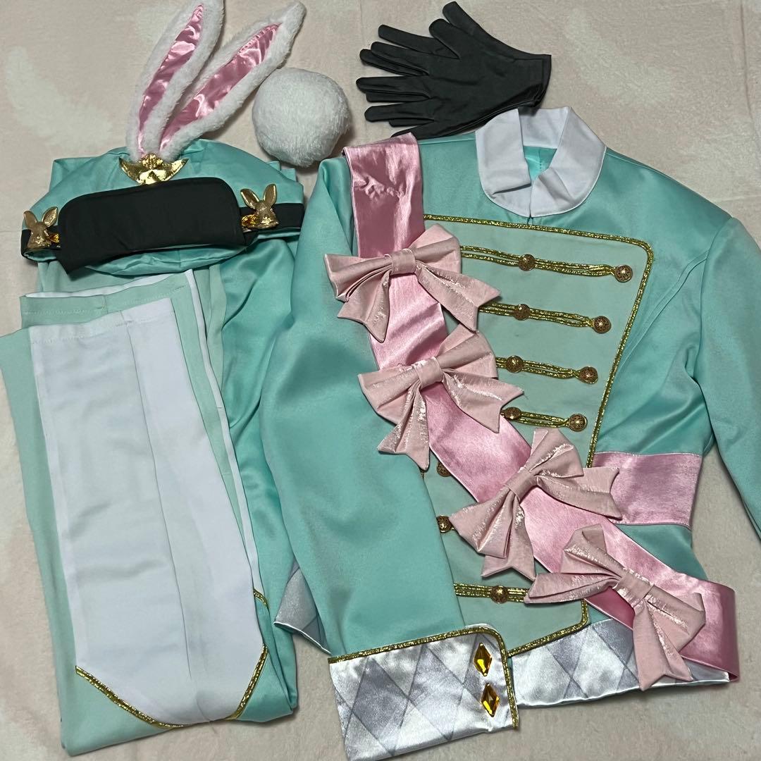 ツイステ　シルバー　コスプレ　ラビフェス ツイステ 薔薇の王国のホワイトラビット・フェス シルバー ラビット