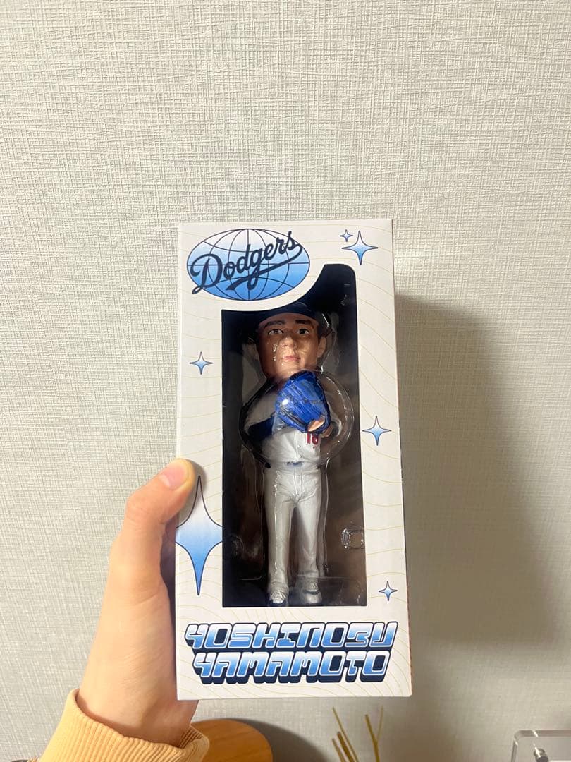 山本由伸　ボブルヘッド　ドジャース　Dodgers 【新品, 未開封】 山本由伸投手#18 YOSHINOBU YAMAMOTO Dodgers 2025ワールドシリーズ