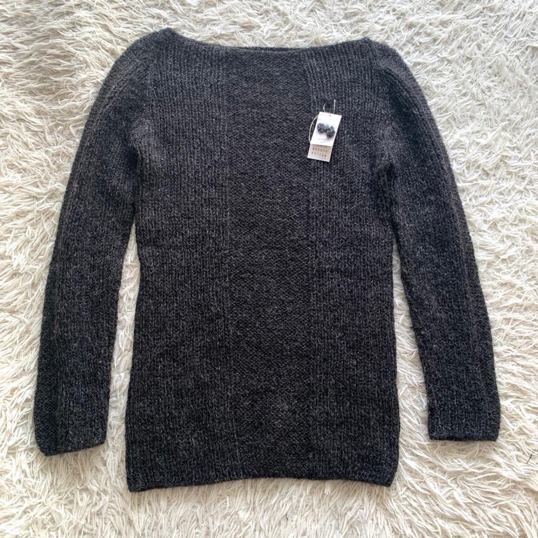 【新品未使用】グランピエ アルパカ セーター　ハンドニット　ペルー製 新品未使用】グランピエ アルパカ セーター ハンドニット ペルー製