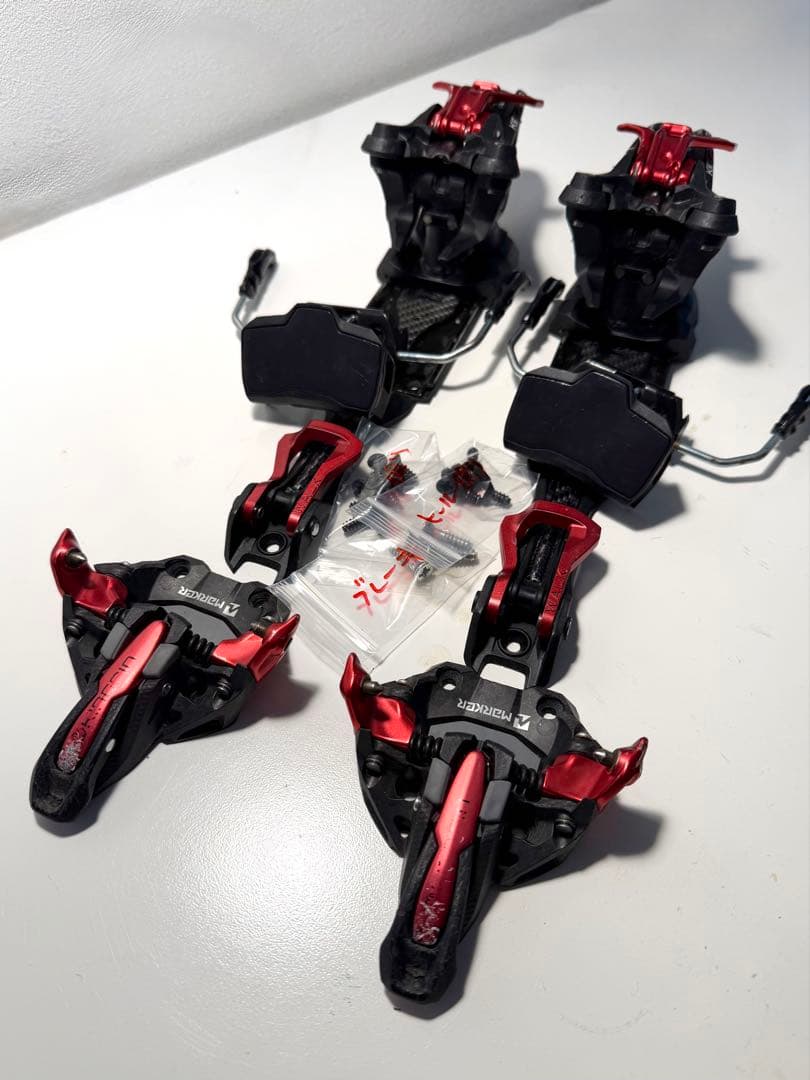 marker kingpin 13 ブレーキ付き　マーカー キングピン13 マーカー テックビンディング KINGPIN 13 ブラック×レッド MARKER