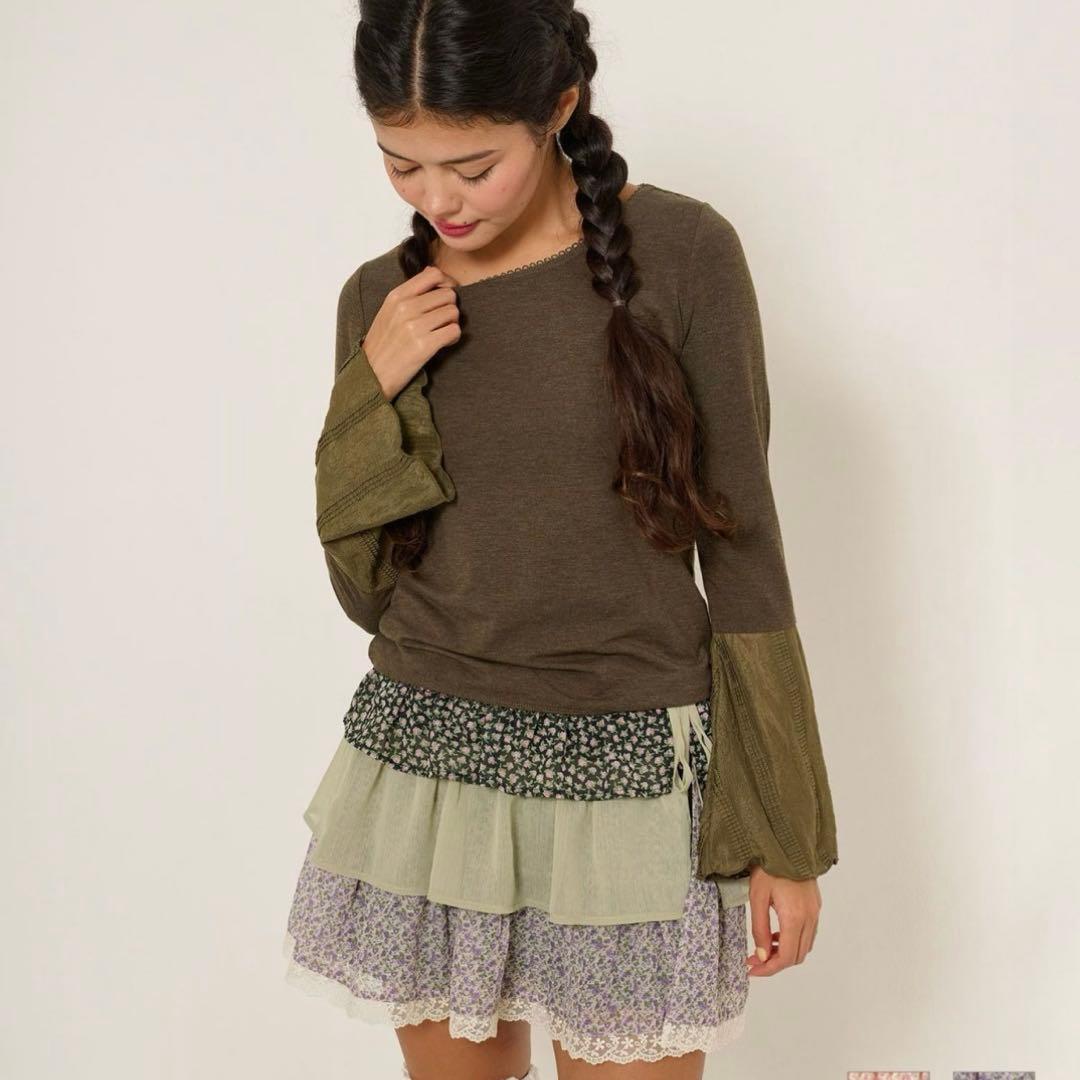 TINA：JOJUN フリルラップレイヤード ショートパンツ フリルラップレイヤード ショートパンツ TINA：JOJUN 全2色｜tnj711